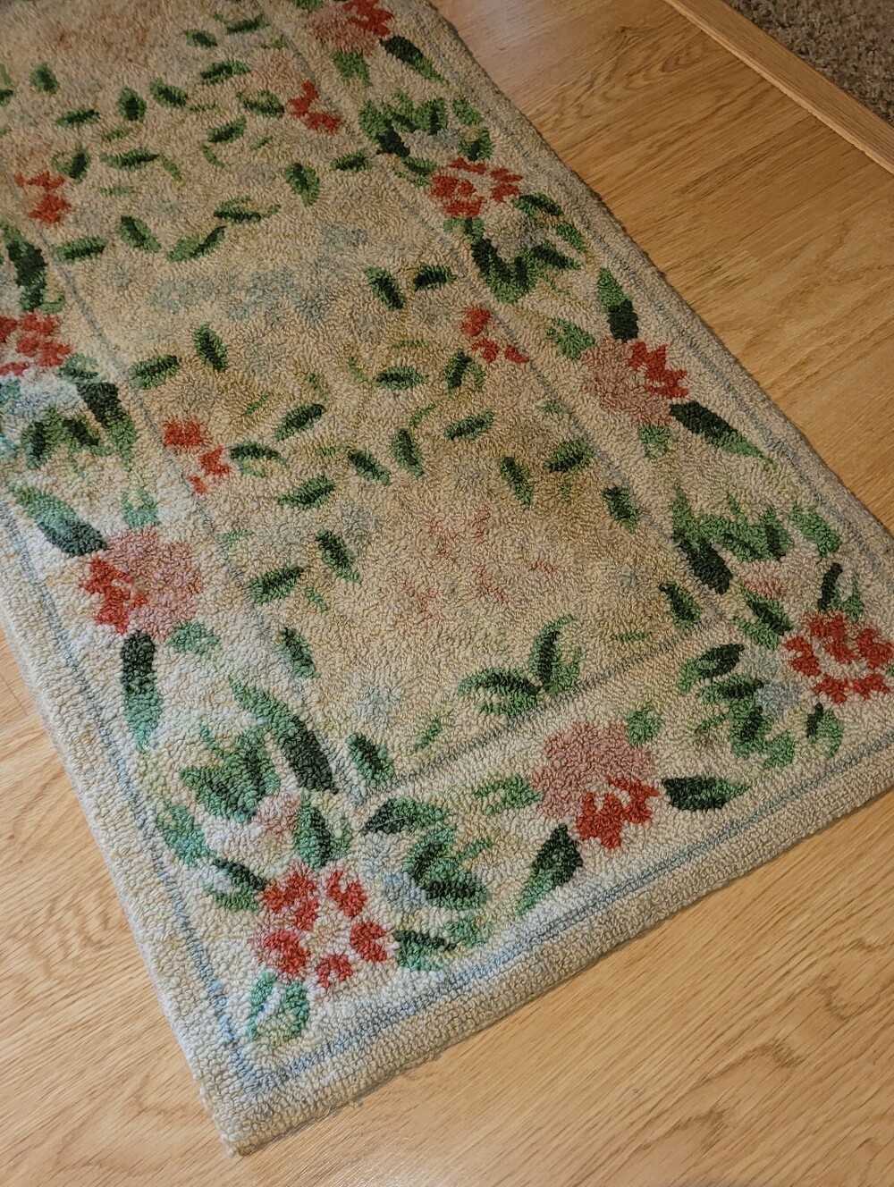 Vintage Handmade Rug - Picture 8 of 11